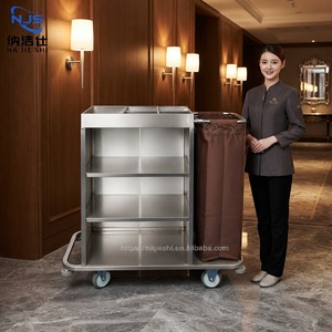 Commercial Hotel Room Service Janitorial Cart