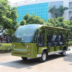 8 11 14 17 23 27 Seats Multi-purpose Luxury Passenger Transport Bus Tourist Minibus Electric Sightseeing Car for Scenic Spots