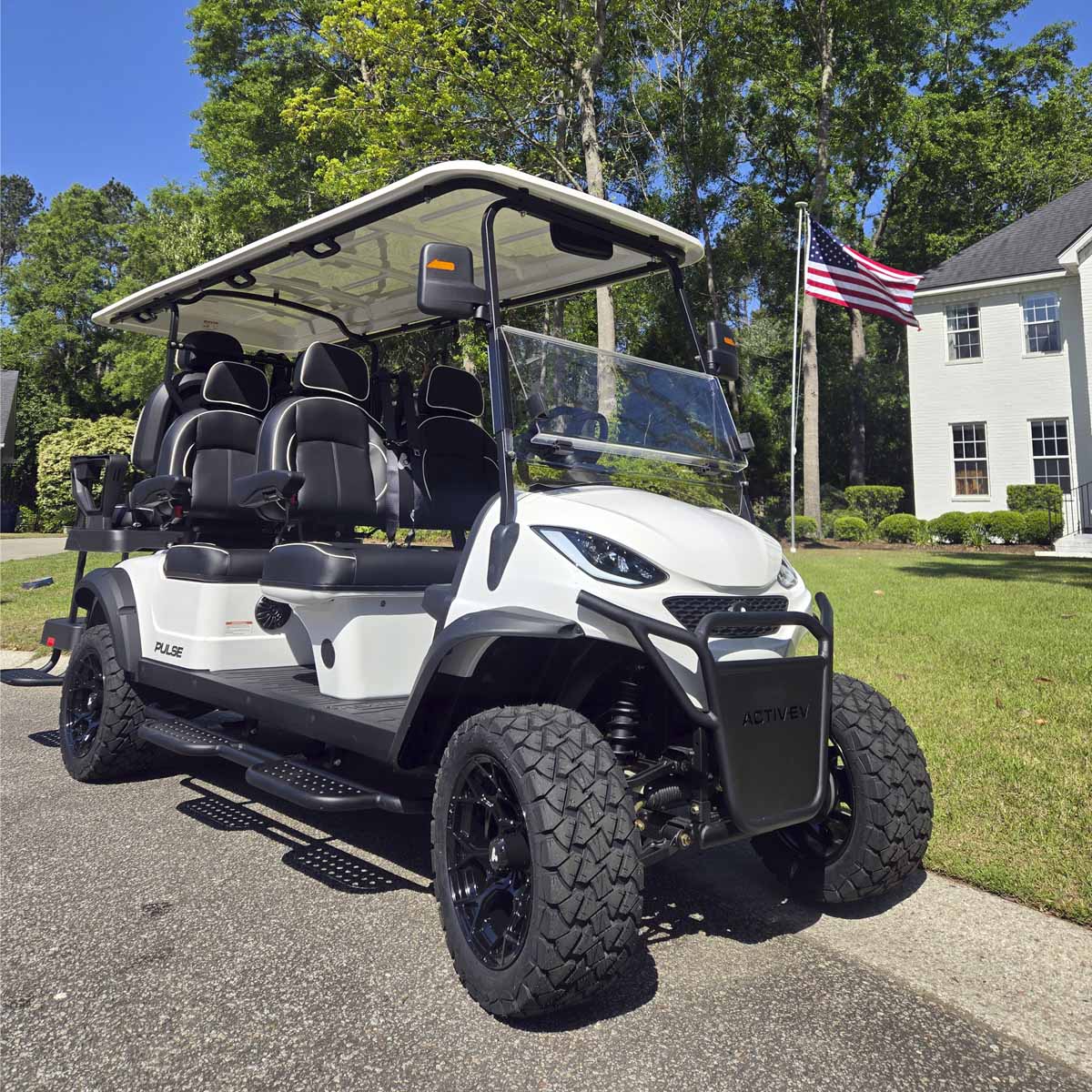 ActivEV Pulse 6 Passenger Rear Seating View