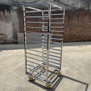 4-Wheel Stainless Steel Flatbed Cart 1000W Motor