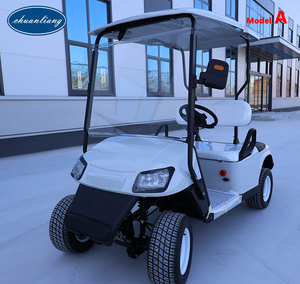 Long Range 2 Passenger White Golf Buggy Lithium