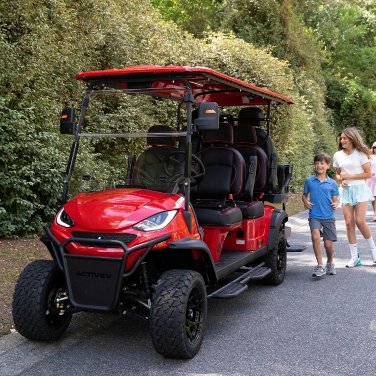ActivEV Pulse Low Speed Vehicle (LSV) street legal red electric car