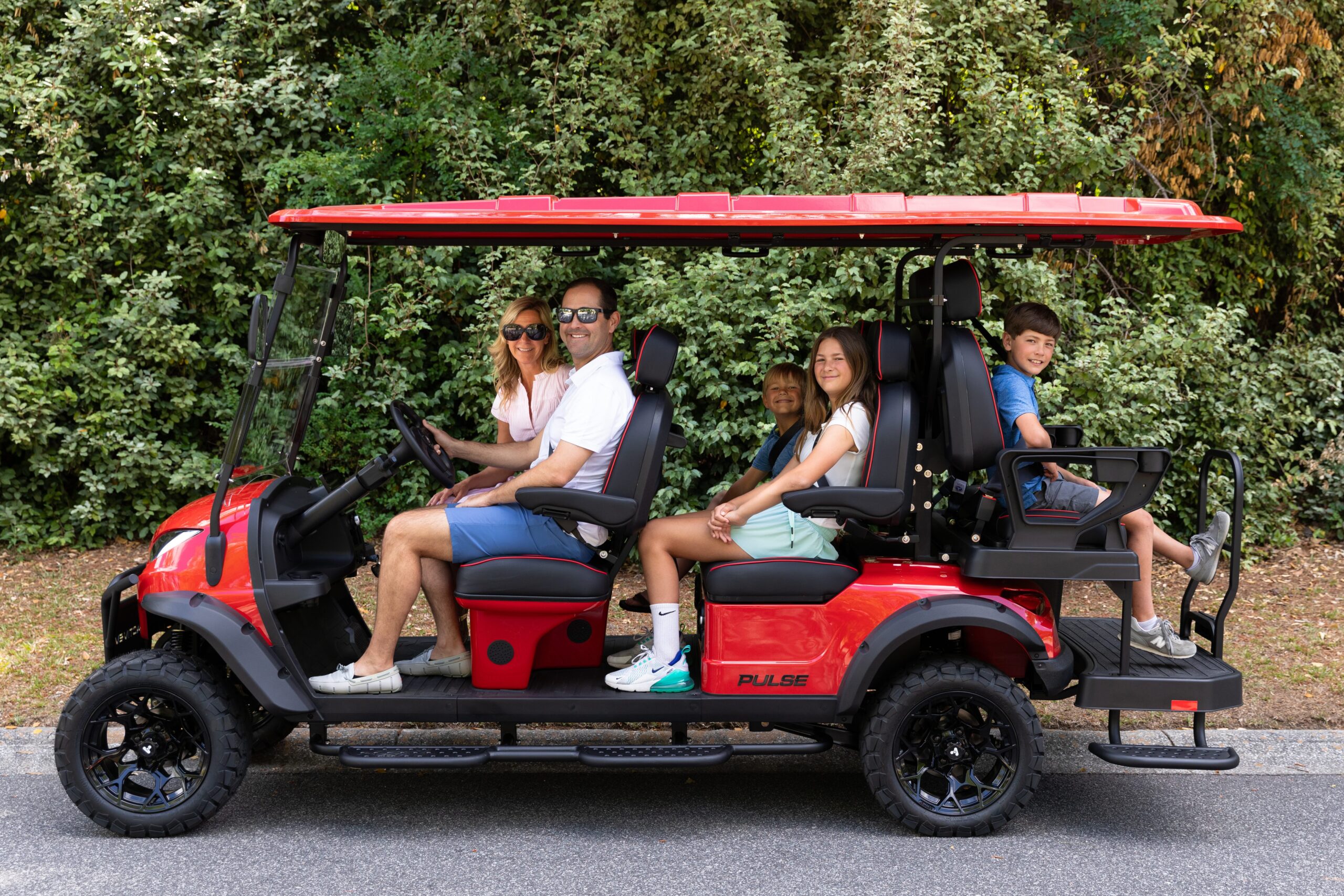 ActivEV Pulse 6 Seater Lifted Electric Street Legal Golf Cart