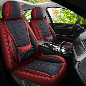 Hot Selling Luxury Full Set Car Accessories Universal Fit Waterproof Non-Slip Leather Cushion